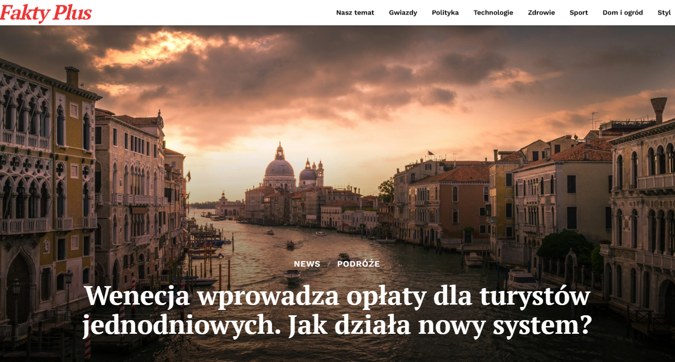 Wenecja 2025 – nowa opłata za wstęp dla turystów i zasady odwiedzania miasta