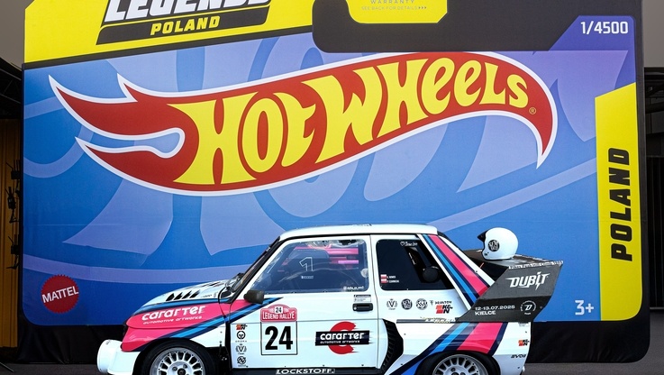 Rajdowy Fiat 126P Bis Pawła Czarneckiego – zwycięski projekt Hot Wheels Legends Tour 2025 w stylu Grupy B./ Mattel