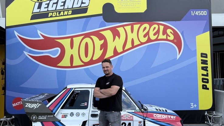 Rajdowy Fiat 126P Bis Pawła Czarneckiego – zwycięski projekt Hot Wheels Legends Tour 2025 w stylu Grupy B./ Mattel