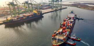 Przylądek Pomerania – powstaje nowy port zewnętrzny w Świnoujściu. Niemcy boją się konkurencji terminal kontenerowy/ fot: william william/ Unsplash