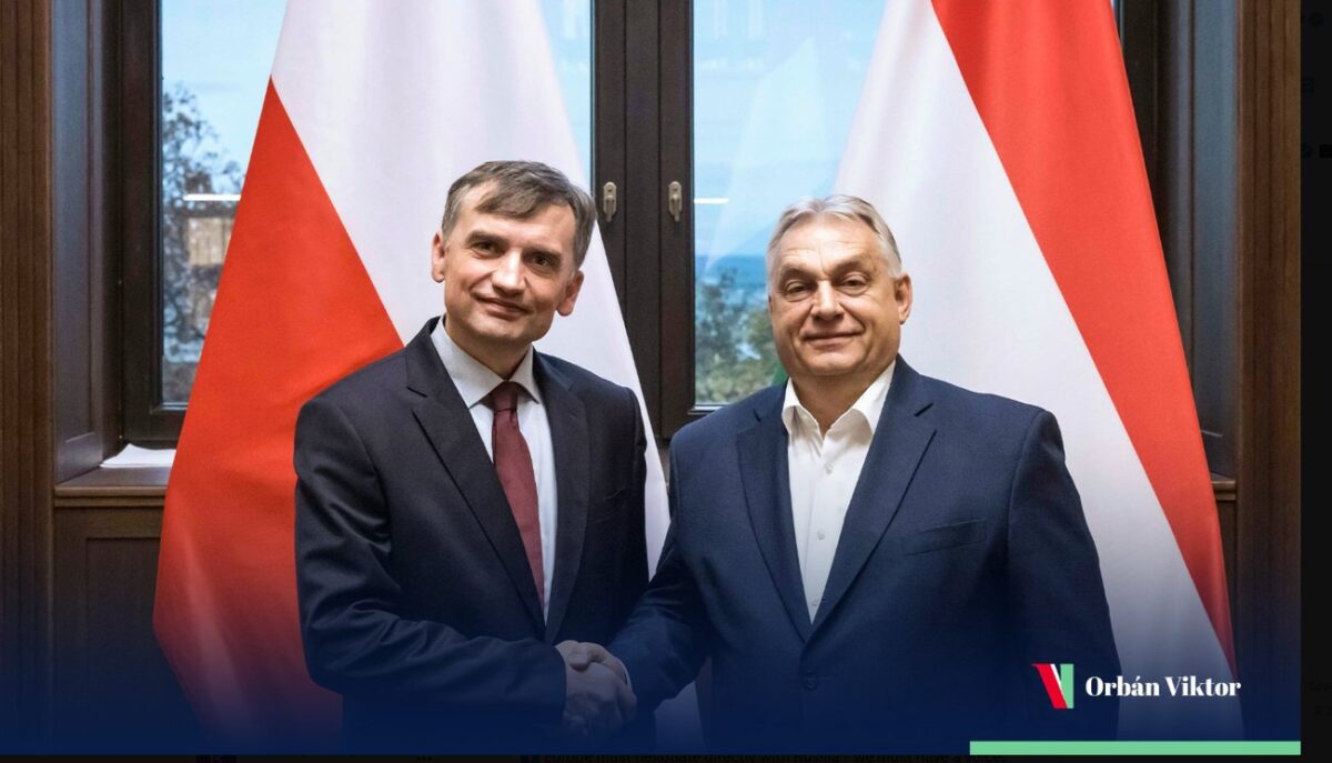 Wiktor Orban wspiera Zbigniewa Ziobro i krytykuje postępowanie wobec byłego ministra ws. jego potencjalnych politycznych i kryminalnych nadużyć