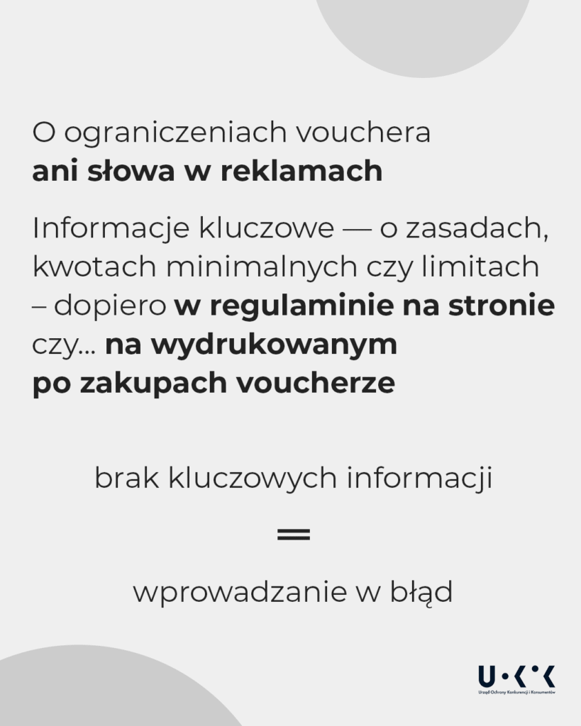 UOKiK ukarał Biedronkę prawie 105 mln zł za promocje „Zwrot 100% na voucher”. Klienci dowiadywali się o ograniczeniach dopiero po zakupach.